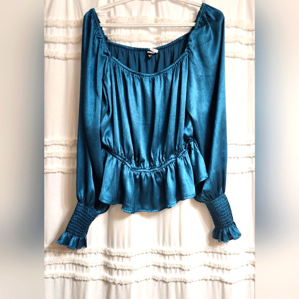 Elegant Blue Women's Top. Final Price .
